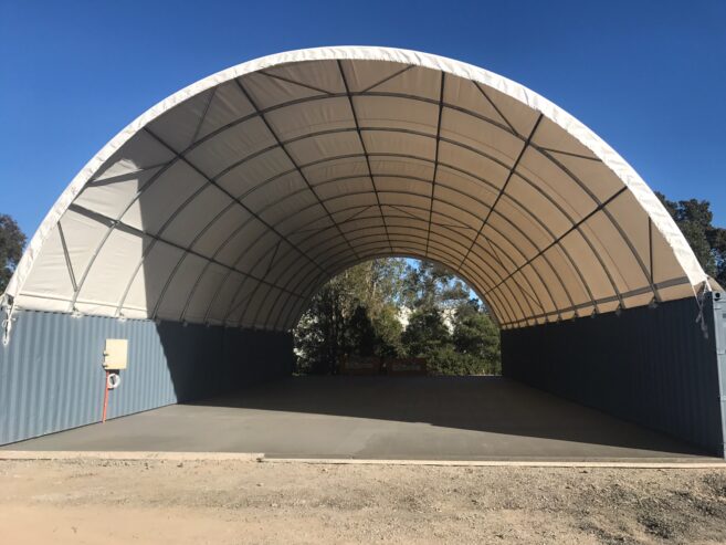 40ft x 80ft Container Shelter